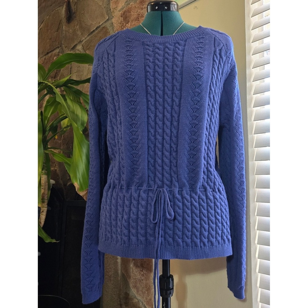 &merci Twee Indigo Soft Sweater with Drawstring Waist